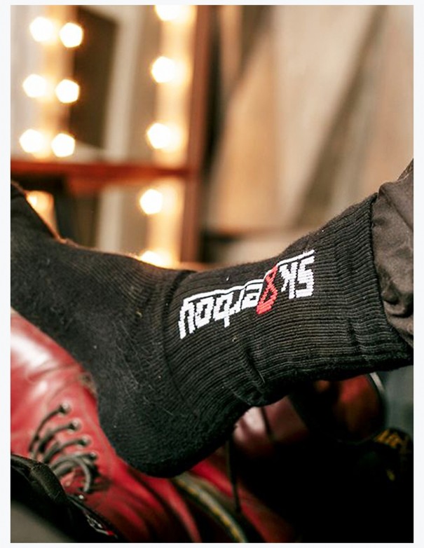 Sk8erboy Crew Socks Black