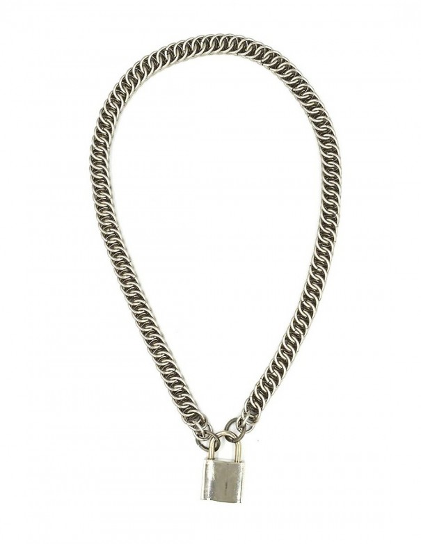 Chainmail Collar Half Stainless Steel