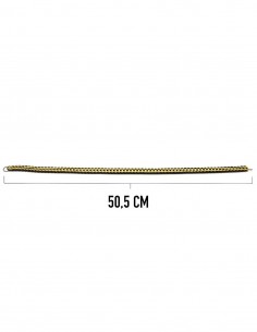 Chainmail Collar Full - Black Yellow 2