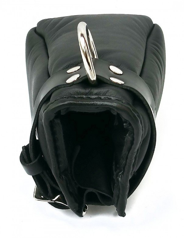 Mister B Leather Puppy Paws - Black Blue Mister B Leather Puppy Paws - Black Blue