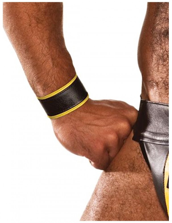 COLT Wristband Black-Yellow