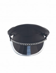 Mister B Military Cap No Fishbone Black