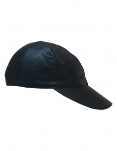 Leather Baseball Cap