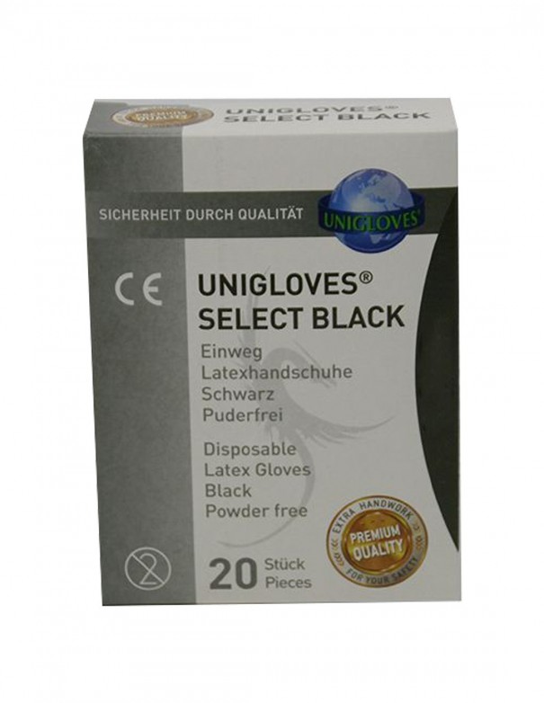 Black Disposable Gloves 20 Pcs