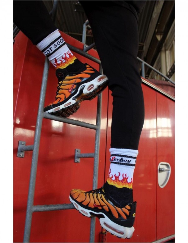 Sk8erboy HOT Socks - White