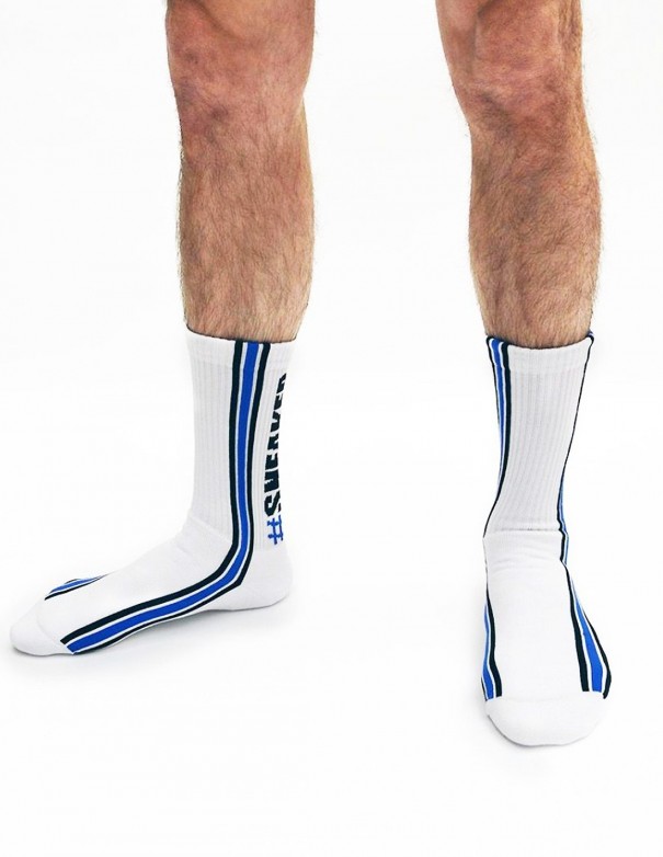 Sneakerporn Socks White Blue