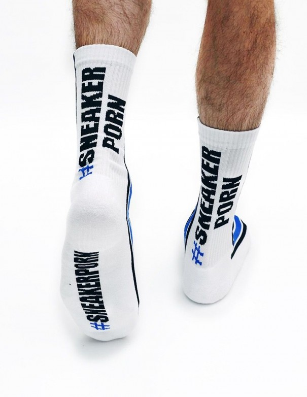 Sneakerporn Socks White Blue