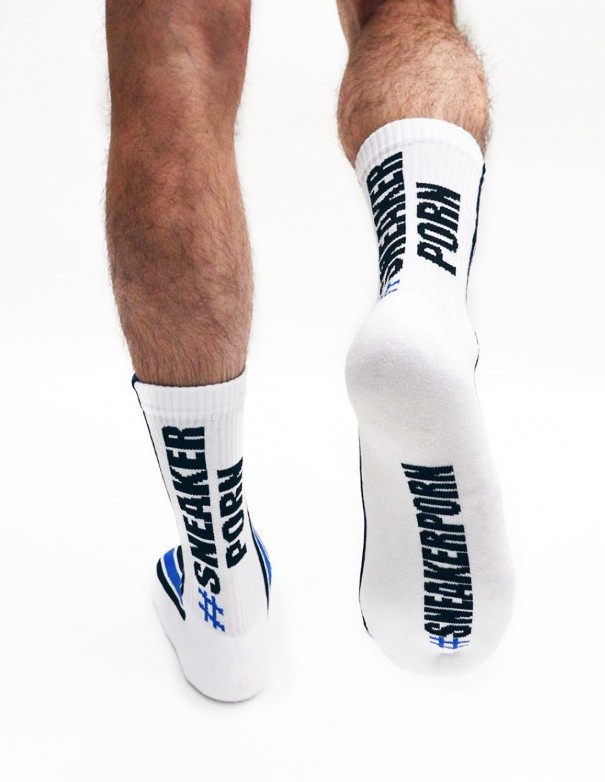 Sneakerporn Socks White Blue