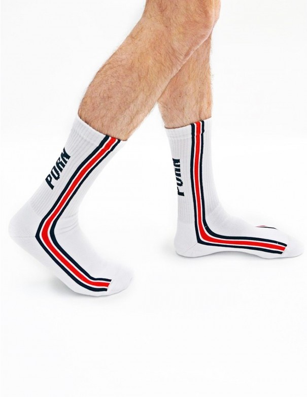 Sneakerporn Socks White Red