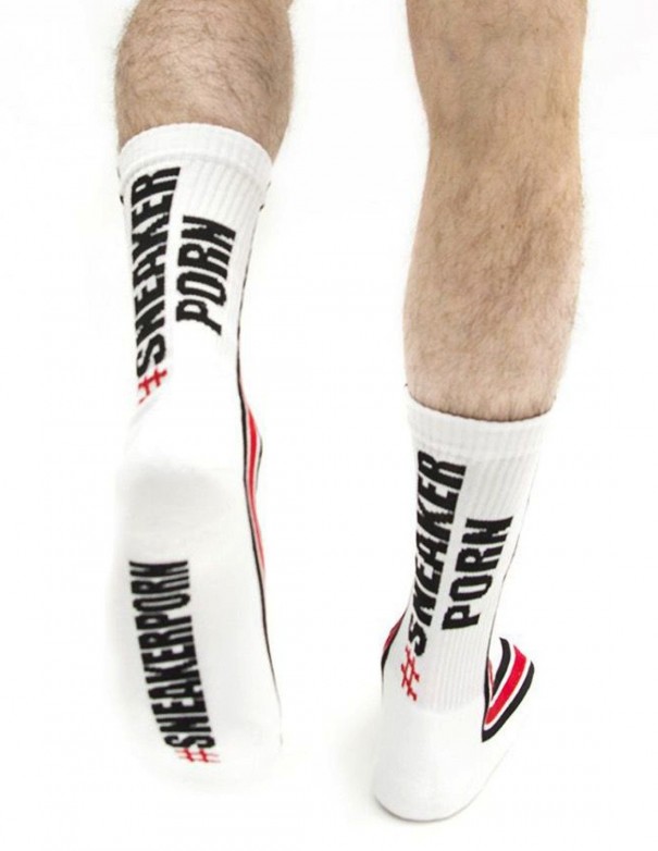 Sneakerporn Socks White Red
