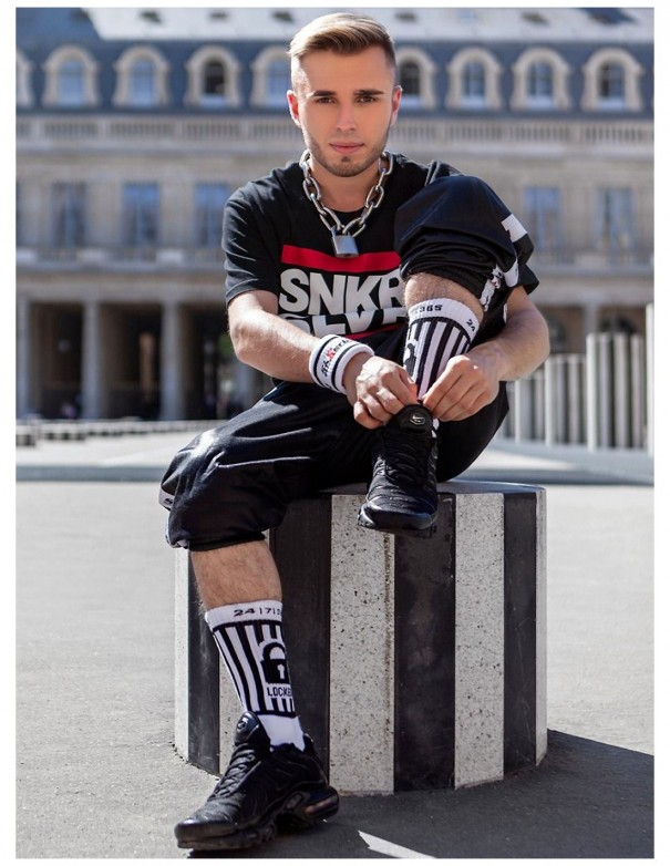 Sk8erboy Locked Socks - White