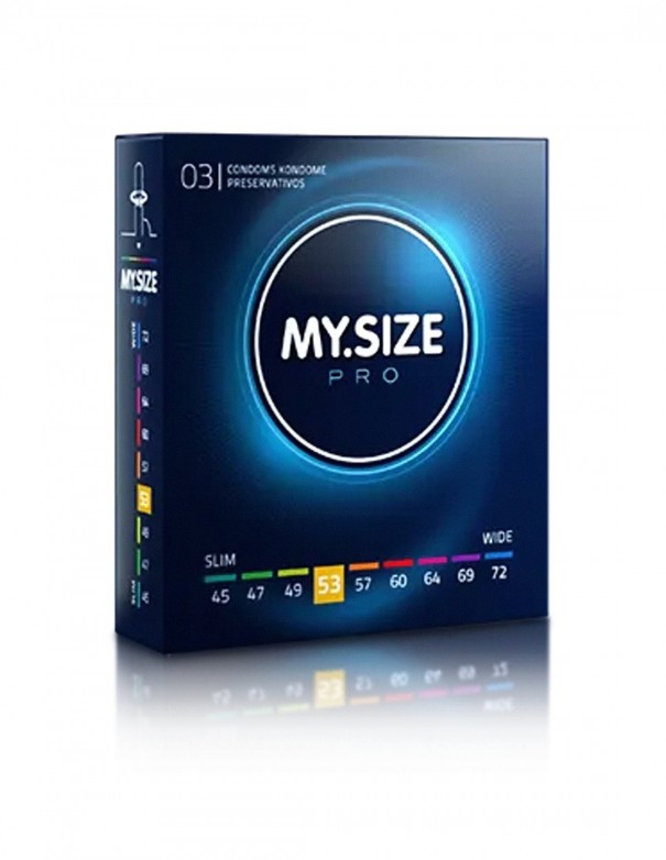 My.Size Pro Condoms 53 mm. 3 pcs