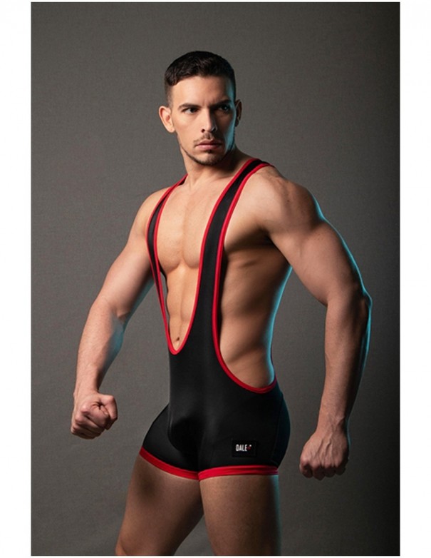 Dale Mas Top Up Wrestler - Black Red