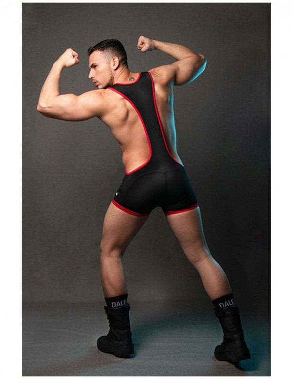 Dale Mas Top Up Wrestler - Black Red
