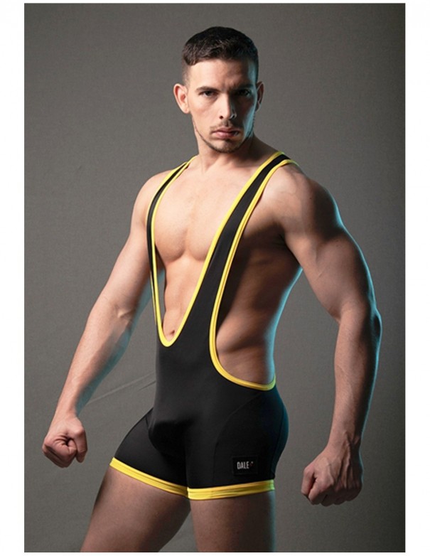 Dale Mas Top Up Wrestler - Black Yellow