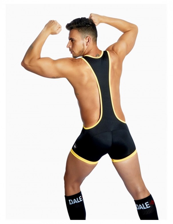 Dale Mas Top Up Wrestler - Black Yellow