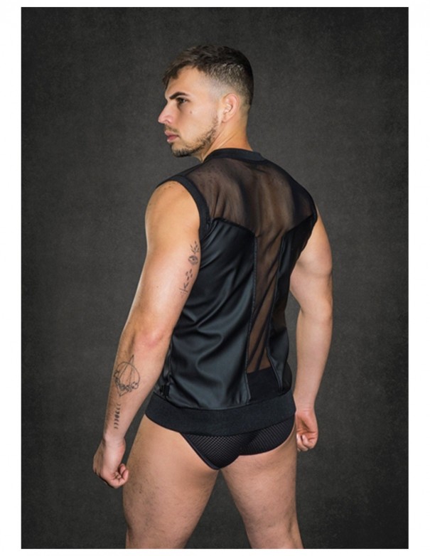 Dale Mas Kinky Boy Mesh Vest - Black