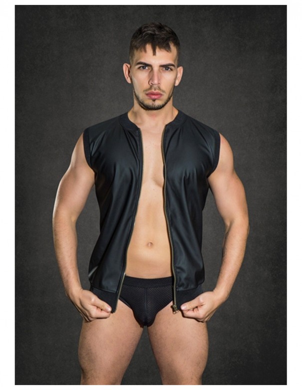 Dale Mas Kinky Boy Mesh Vest - Black