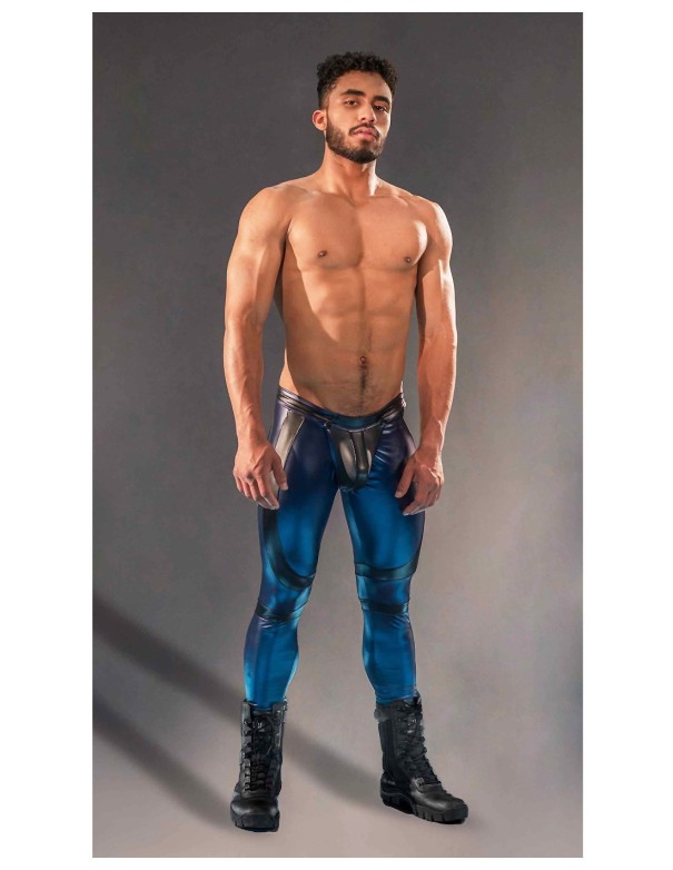 Dale Mas Rebel Pouch Pants - Blue Black