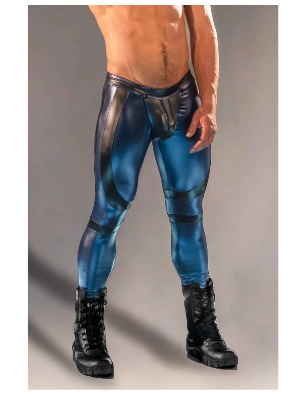 Dale Mas Rebel Pouch Pants - Blue Black